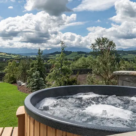 Alpesi faház Siwy Dzwonek - Goralskie Z Jacuzzi I Widokiem Na Tatry - Sauna Lub Bilard - Plac Zabaw