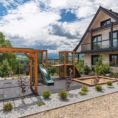 Alpesi faház Siwy Dzwonek - Goralskie Z Jacuzzi I Widokiem Na Tatry - Sauna Lub Bilard - Plac Zabaw Ciche