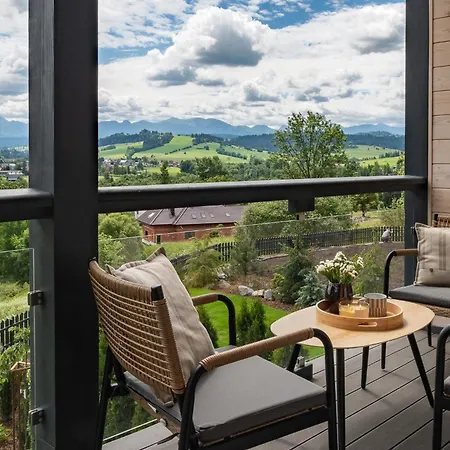 Siwy Dzwonek - Goralskie Z Jacuzzi I Widokiem Na Tatry - Sauna Lub Bilard - Plac Zabaw Alpesi faház